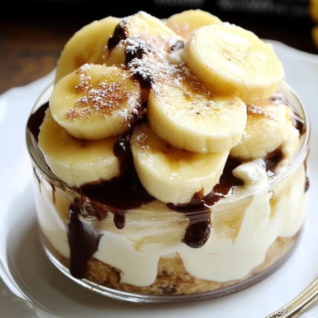 Bananensplit-Dessert