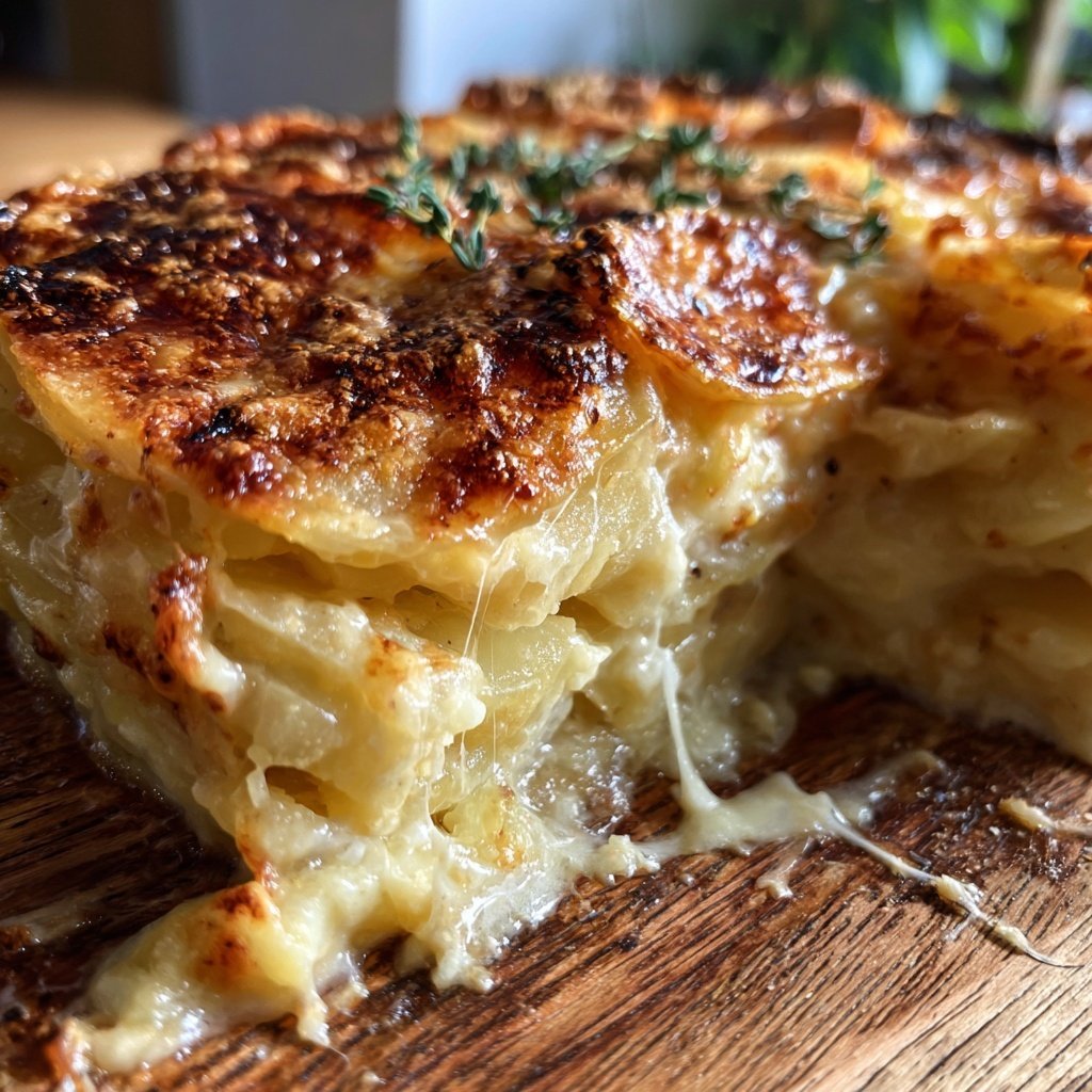 Kartoffelgratin mit Sahne