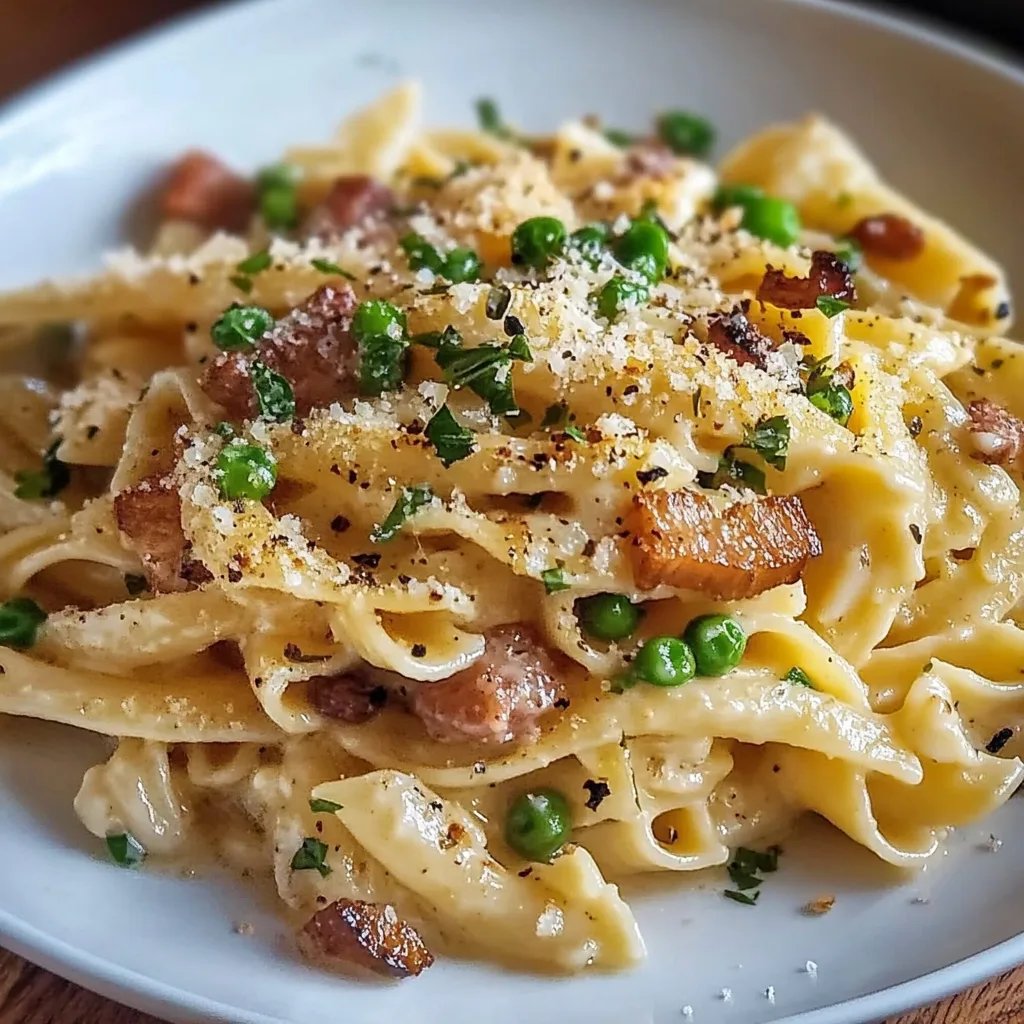 Cremige Pasta mit Spargel