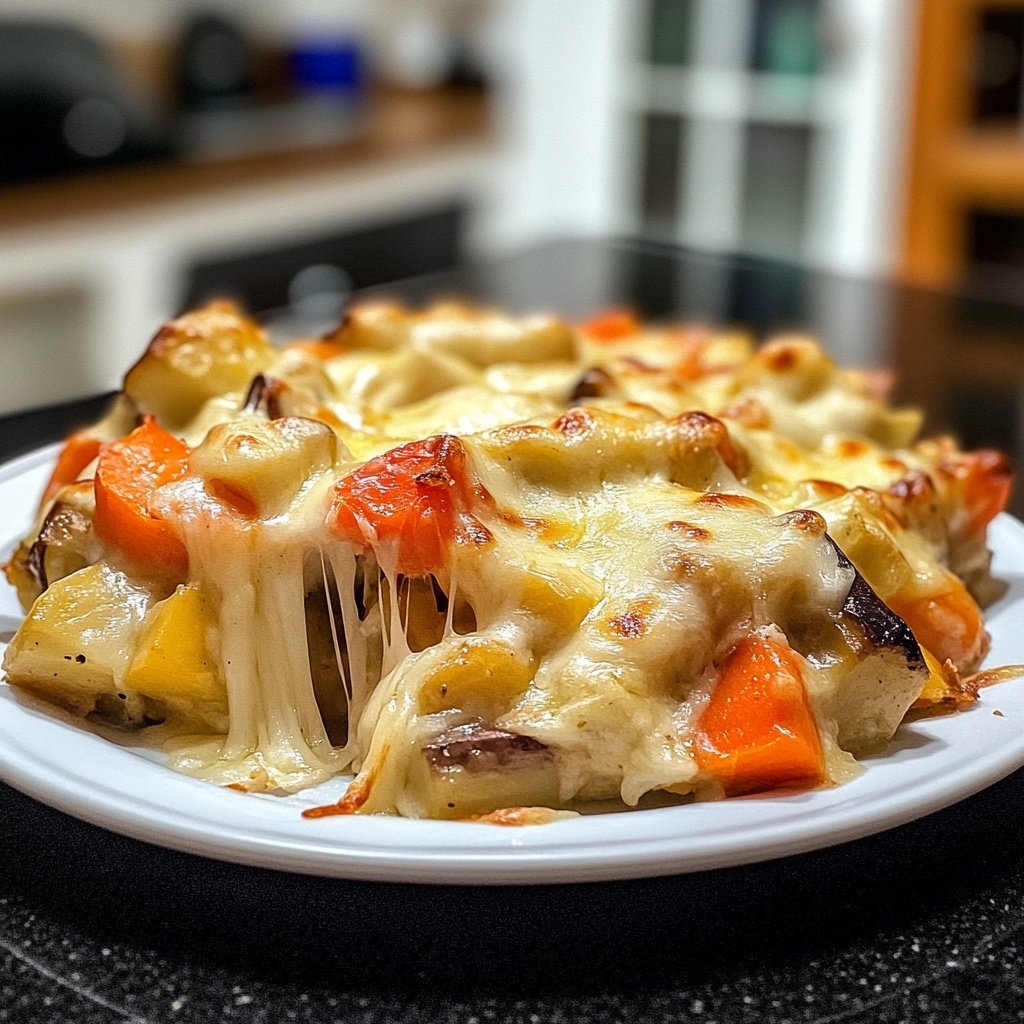 Gemüseauflauf mit Käse