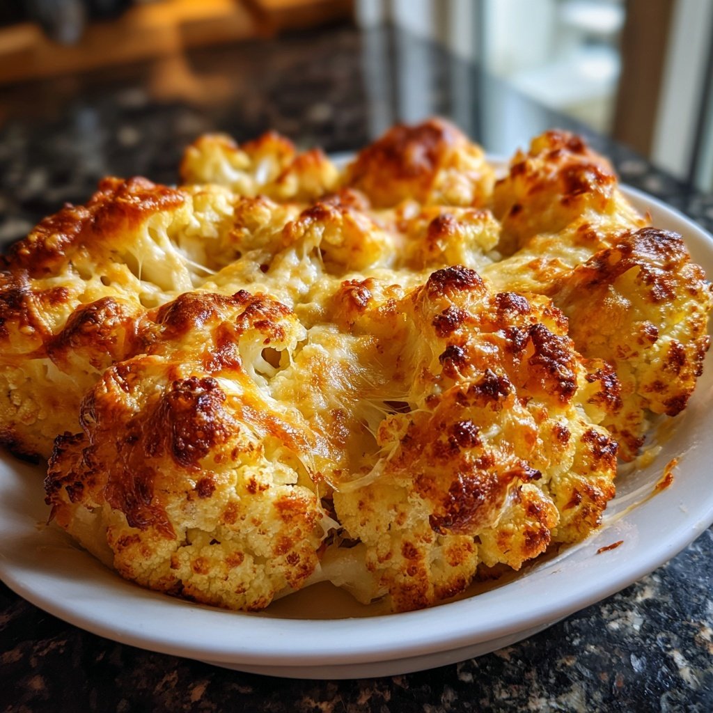 Blumenkohl mit Käse überbacken