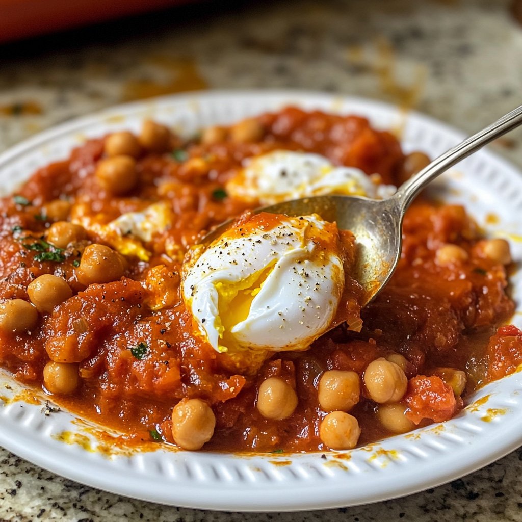 Shakshuka mit Kichererbsen