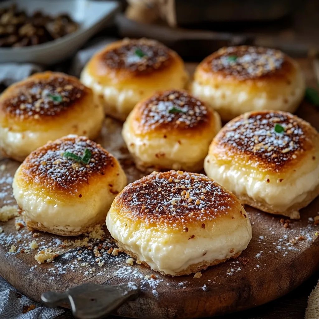 Cremige Käsekuchenbällchen
