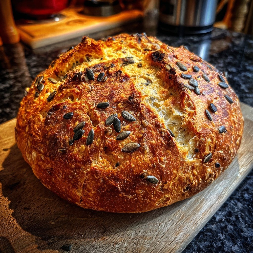 Zupfbrot Mit Sonnenblumenkernen