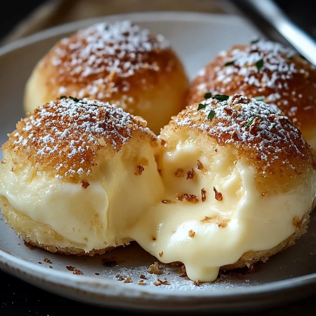 Schnelle Käsekuchenbällchen